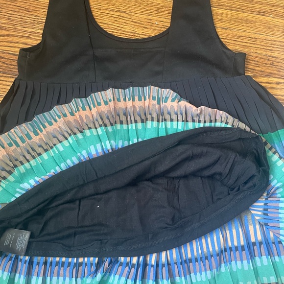 Anthropologie Deletta black pleated top Size XS - Picture 7 of 7